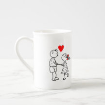 Niedliche Couple Tasse - individuell einstellbar