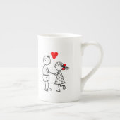 Niedliche Couple Tasse - individuell einstellbar (Rechts)