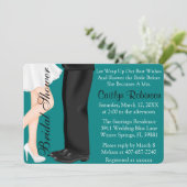 Niedliche Couple Verlobung/Brautdusche Einladung (Stehend Vorderseite)