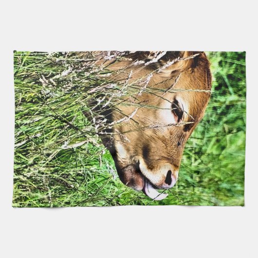 NIEDLICHE COW GESCHIRRTUCH (Horizontal)