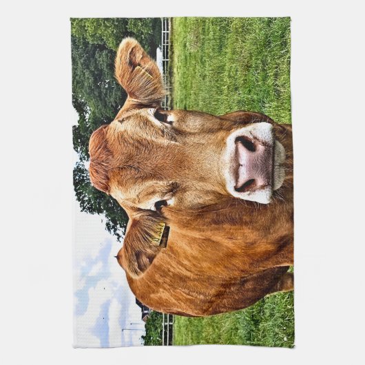 NIEDLICHE COW GESCHIRRTUCH (Vertikal)