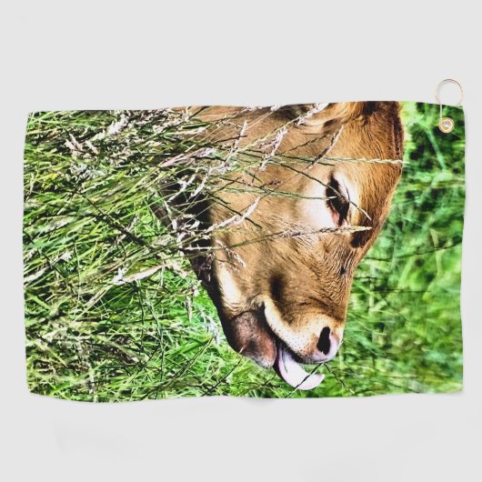 NIEDLICHE COW GOLFHANDTUCH (Horizontal)