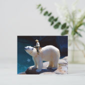 Niedliche Cowboy-Postkarte Postkarte (Stehend Vorderseite)