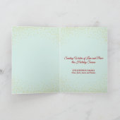 Niedliche Cowboy-Weihnachtskarte Feiertagskarte (Innenseite)