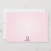 Niedliche Cowgirl-Lasso-Geburtstagsparty einladen Einladung (Rückseite)