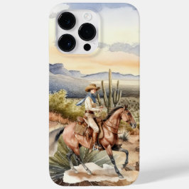 niedliche Cowgirl Liebhaber Wüste Case-Mate iPhone 14 Pro Max Hülle