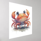 Niedliche Crab Foil Print Foliendrucke (Ablage )