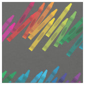 Niedliche Crayons Kinder Kunstschule Stoff (Nahaufnahme)