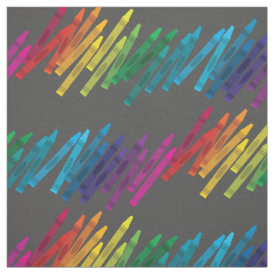 Niedliche Crayons Kinder Kunstschule Stoff