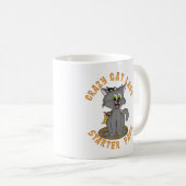 Niedliche CRAZY CAT LADY STARTER PACK Cups in Tass Kaffeetasse (VorderseiteRechts)