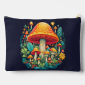 Niedliche Creative Mushroom Illustration Zubehörtasche (Rückseite)