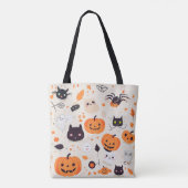 Niedliche Creepy Critters Halloween-Leckereien Tasche (Rückseite)