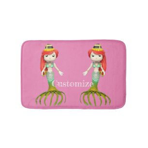Niedliche Creepy Mermaid Hexe Thunder_Cove Badematte