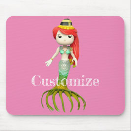 Niedliche Creepy Mermaid Hexe Thunder_Cove Mousepad