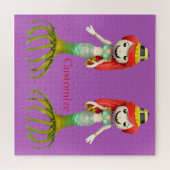 Niedliche Creepy Mermaid Hexe Thunder_Cove Puzzle (Horizontal)