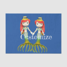 Niedliche Creepy Mermaid Hexe Thunder_Cove Seidenpapier