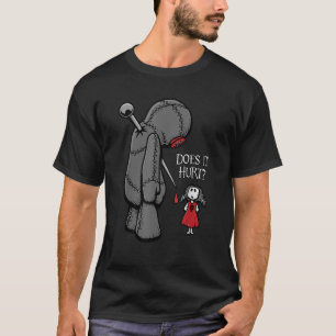 Niedliche Creepy Sad tut es weh Voodoo Doll Goth G T-Shirt