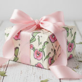 Niedliche Creme Venus Flytrap klebt auf Ihrer Lieb Geschenkpapier