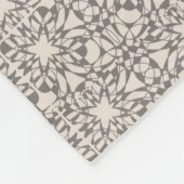 Niedliche Creme Vintag aussehen Gemustert Deckeln Fleecedecke (Ecke)