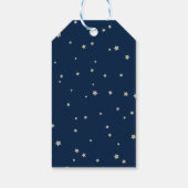 Niedliche Crescent Moon Teddy Bear Babydusche Geschenkanhänger (Rückseite)