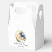 Niedliche Crescent Moon Teddy Bear Babydusche Geschenkschachtel (Geöffnet)