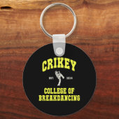 Niedliche Crikey-Uni des Breakdance Dan Schlüsselanhänger (Vorderseite)