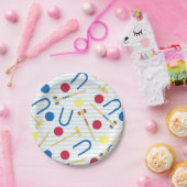 Niedliche Croquet Paper-Teller Pappteller (Party)