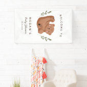 Niedliche Cub Bear Baby Dusche Banner (Insitu)