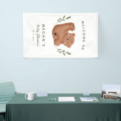 Niedliche Cub Bear Baby Dusche Banner (Messeveranstaltung)