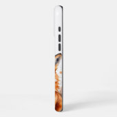 Niedliche Cuddling Fox-Liebe-Tiere iPhone Hülle (Linke Seite)