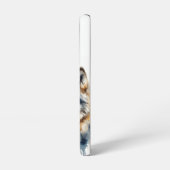 Niedliche Cuddling Wölfe Einzel-Liebe Tiere Samsung Galaxy Hülle (Linke Seite)