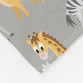 Niedliche Cuddly Babygiraffen-und Fleecedecke (Ecke)