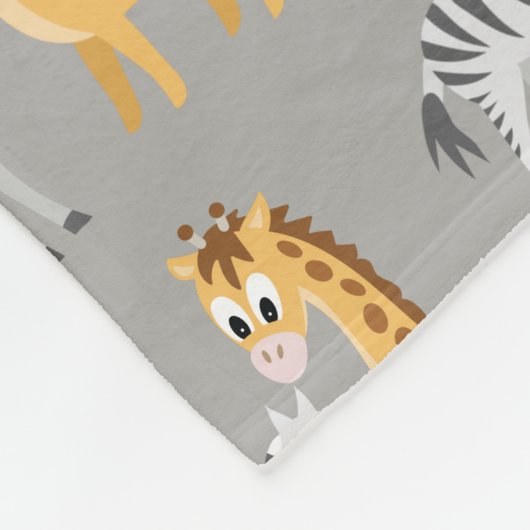 Niedliche Cuddly Babygiraffen-und Fleecedecke (Ecke)