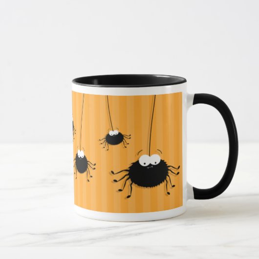 Niedliche Cuddly Halloween-Spinnen-Geschenk-Tasse Tasse (Rechts)