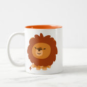 Niedliche Cudly Cartoon Lion Tasse (Links)