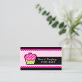 Niedliche Cupcake Bakery Business Cards Visitenkarte (Stehend Vorderseite)