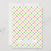 Niedliche Cupcake Candle Geburtstagsparty Einladun Einladung (Rückseite)