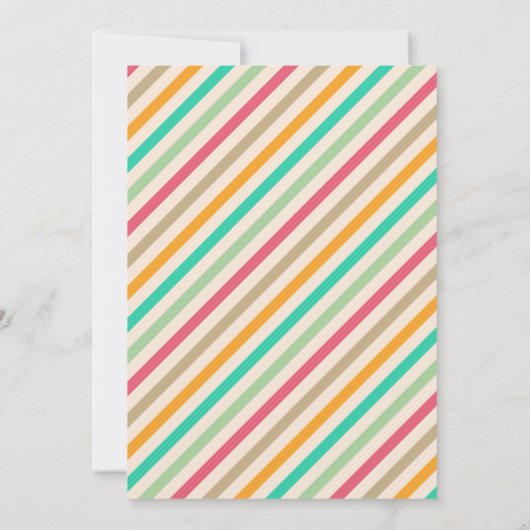 Niedliche Cupcake Einladung (Rückseite)