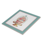 Niedliche Cupcake Kuppel Bäckerei Herstellung Busi Fliese (Seite)