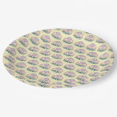 Niedliche Cupcake Paper-Teller Pappteller (Schrägansicht)