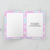 Niedliche Cupcake Pun Friendship Karte (Innenseite)