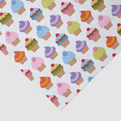 Niedliche Cupcake-Sorte Seidenpapier (Ausschnitt)