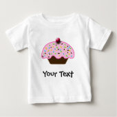 Niedliche Cupcakes Baby T-shirt (Vorderseite)