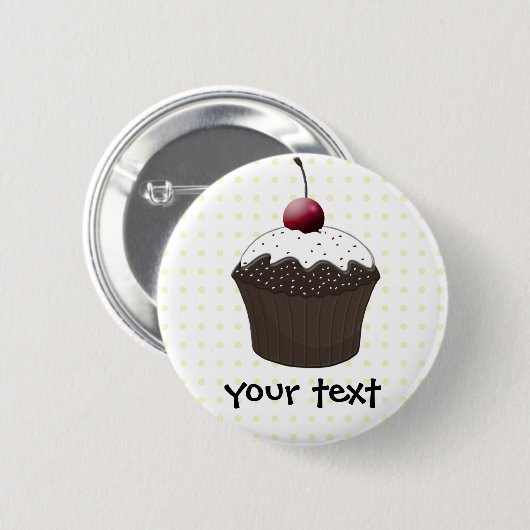 Niedliche Cupcakes Button (Vorne & Hinten)