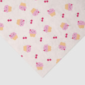 Niedliche Cupcakes/Cherries Seidenpapier (Ausschnitt)