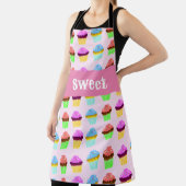 Niedliche Cupcakes Deluxe Muster Schürze (InSitu)