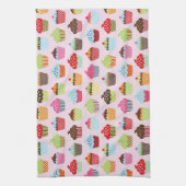 Niedliche Cupcakes Geschirrtuch (Vertikal)