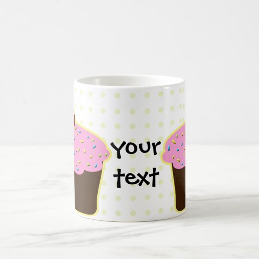 Niedliche Cupcakes Kaffeetasse (Mittel)