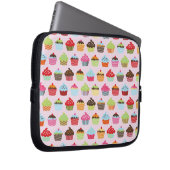 Niedliche Cupcakes Laptopschutzhülle (Vorne Rechts)
