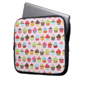 Niedliche Cupcakes Laptopschutzhülle (Vorderseite Links)